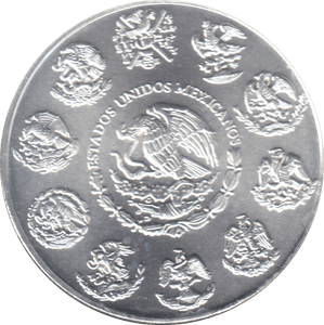 2010 SILVER MEXICO 1oz FINE SILVER - SILVER 1 oz COINS - Cambridgeshire Coins