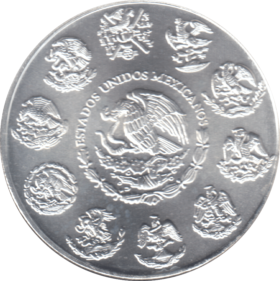 2010 SILVER MEXICO 1oz FINE SILVER - SILVER 1 oz COINS - Cambridgeshire Coins