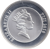 2010 SILVER PLATED ONE DOLLAR KING JAMES I FIJI - WORLD COINS - Cambridgeshire Coins