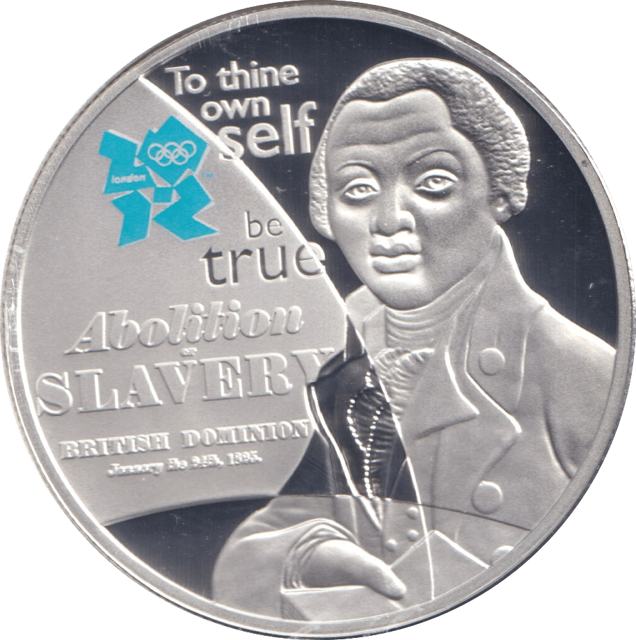 2010 SILVER PROOF ABOLISH SLAVERY FIVE POUNDS - £5 Silver Proof - Cambridgeshire Coins