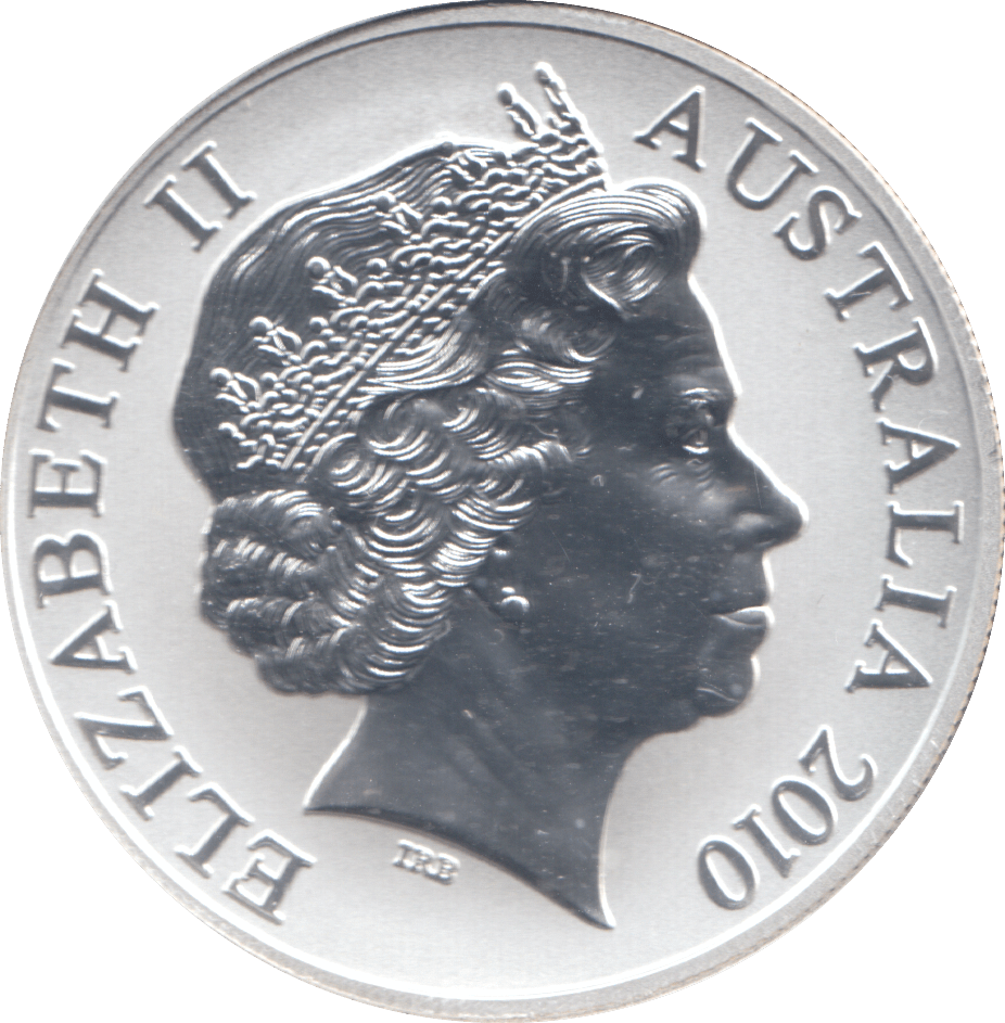2010 SILVER PROOF AUSTRALIA DOLLAR 1oz FINE SILVER - Silver Proof - Cambridgeshire Coins