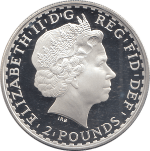 2010 SILVER PROOF BRITANNIA ONE OUNCE TWO POUNDS - SILVER BRITANNIA - Cambridgeshire Coins