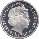 2010 SILVER PROOF BUCKINGHAM PALACE FIVE POUNDS - £5 Silver Proof - Cambridgeshire Coins