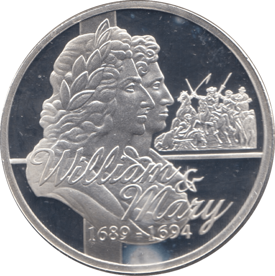 2010 SILVER PROOF COMMEMORATIVE MEDAL WILLIAM AND MARY - SILVER WORLD COINS - Cambridgeshire Coins