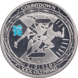 2010 SILVER PROOF FIVE POUNDS XXX OLYMPIAD COUNTDOWN 2 - £5 Silver Proof - Cambridgeshire Coins