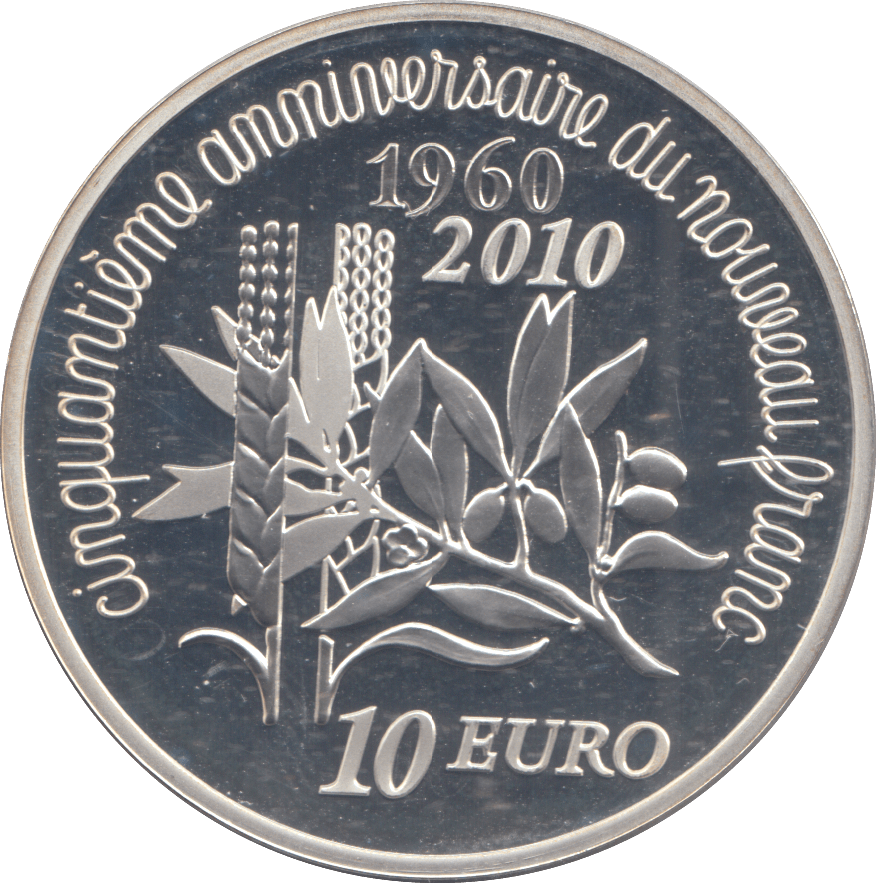 2010 SILVER PROOF FRANCE 10 EURO - Silver Proof - Cambridgeshire Coins