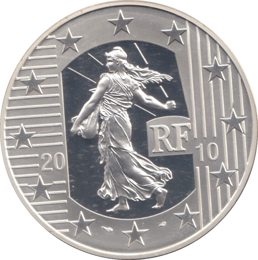 2010 SILVER PROOF FRANCE 10 EURO - Silver Proof - Cambridgeshire Coins