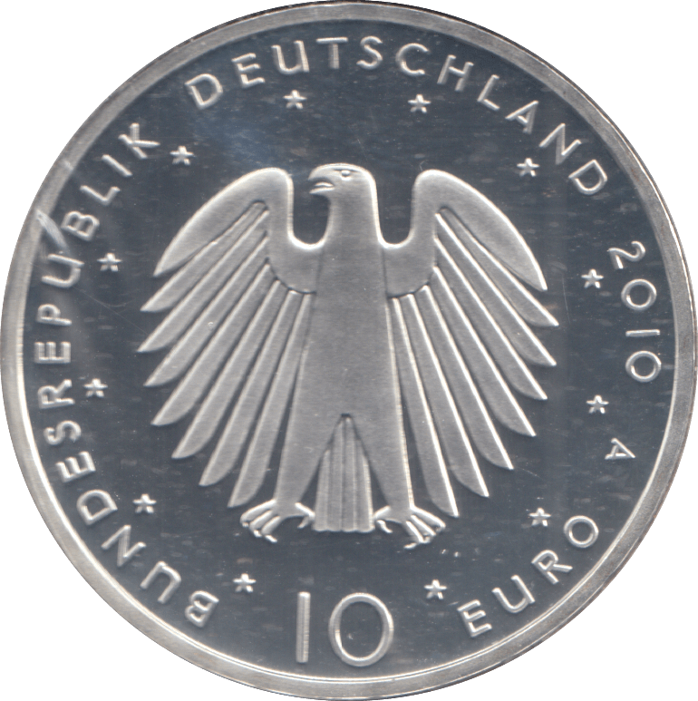 2010 SILVER PROOF GERMANY 10 EURO - Silver Proof - Cambridgeshire Coins