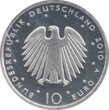 2010 SILVER PROOF GERMANY 10 EURO - Silver Proof - Cambridgeshire Coins