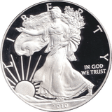 2010 SILVER PROOF LIBERTY DOLLAR USA - SILVER WORLD COINS - Cambridgeshire Coins