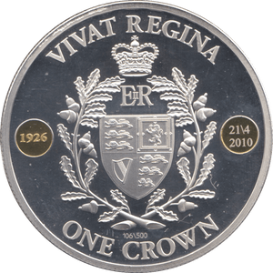 2010 SILVER PROOF ONE CROWN TRISTAN DA CUNHA - SILVER WORLD COINS - Cambridgeshire Coins