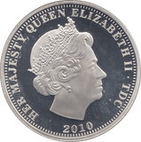 2010 SILVER PROOF ONE CROWN TRISTAN DA CUNHA - SILVER WORLD COINS - Cambridgeshire Coins