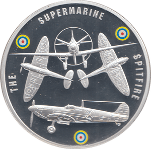 2010 SILVER PROOF PLATED BATTLE OF BRITAIN 70TH ANNIVERSARY - WORLD COINS - Cambridgeshire Coins
