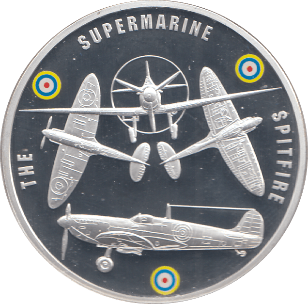 2010 SILVER PROOF PLATED BATTLE OF BRITAIN 70TH ANNIVERSARY - WORLD COINS - Cambridgeshire Coins