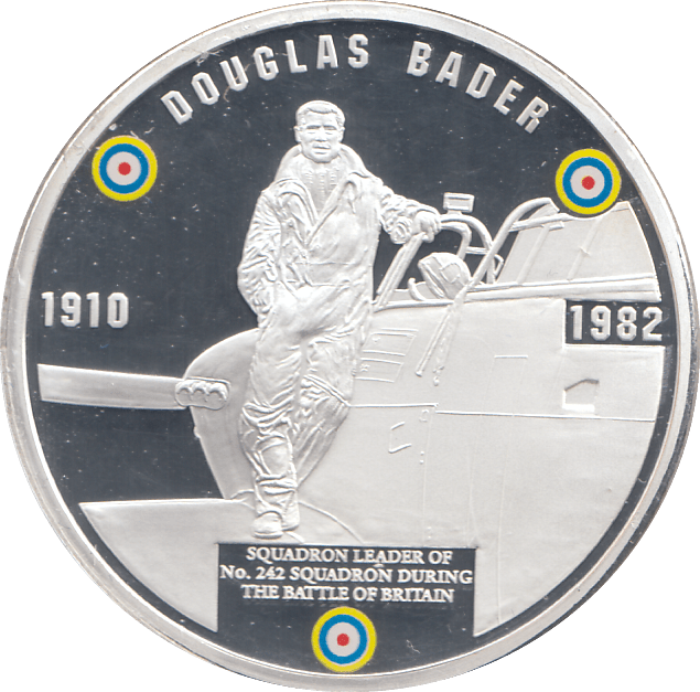 2010 SILVER PROOF PLATED BATTLE OF BRITAIN 70TH ANNIVERSARY - WORLD COINS - Cambridgeshire Coins