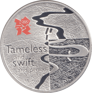 2010 SILVER PROOF RIVER THAMES FIVE POUNDS - £5 Silver Proof - Cambridgeshire Coins