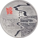 2010 SILVER PROOF RIVER THAMES FIVE POUNDS - £5 Silver Proof - Cambridgeshire Coins