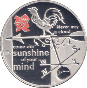 2010 SILVER PROOF WEATHER FIVE POUNDS - £5 Silver Proof - Cambridgeshire Coins
