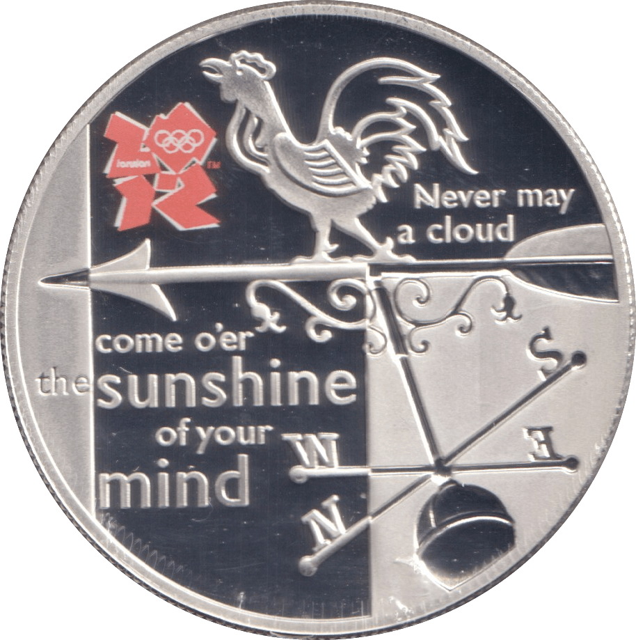 2010 SILVER PROOF WEATHER FIVE POUNDS - £5 Silver Proof - Cambridgeshire Coins