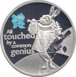 2010 SILVER PROOF WHITE RABBIT FIVE POUNDS - £5 Silver Proof - Cambridgeshire Coins