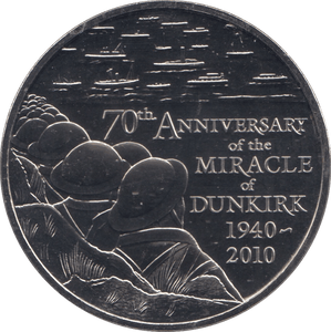 2010 THE BATTLE OF DUNKIRK WWII 70TH ANNIVERSARY - WORLD COINS - Cambridgeshire Coins