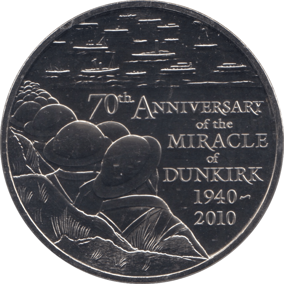 2010 THE BATTLE OF DUNKIRK WWII 70TH ANNIVERSARY - WORLD COINS - Cambridgeshire Coins