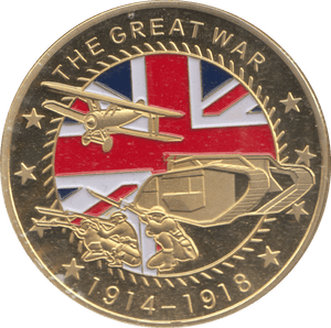 2010 THE GREAT WAR COMMEMORATIVE COIN - WORLD COINS - Cambridgeshire Coins