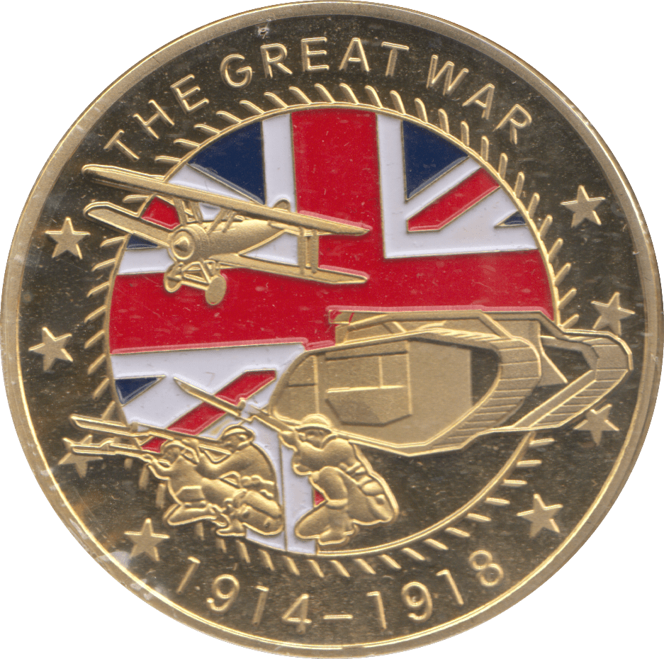 2010 THE GREAT WAR COMMEMORATIVE COIN - WORLD COINS - Cambridgeshire Coins