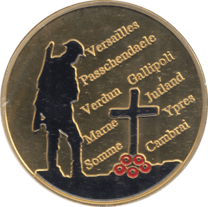 2010 THE GREAT WAR COMMEMORATIVE COIN - WORLD COINS - Cambridgeshire Coins