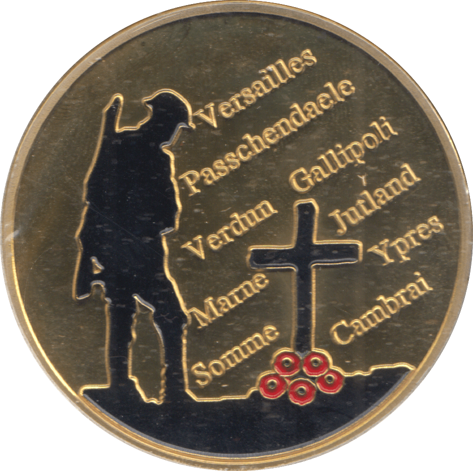 2010 THE GREAT WAR COMMEMORATIVE COIN - WORLD COINS - Cambridgeshire Coins