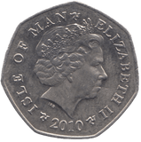 2010 TT FIFTY PENCE ISLE OF MAN - WORLD COINS - Cambridgeshire Coins