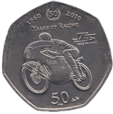 2010 TT FIFTY PENCE ISLE OF MAN - WORLD COINS - Cambridgeshire Coins