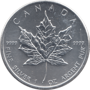 2011 1 OZ SILVER FIVE DOLLAR CANADA MAPLE LEAF - WORLD COINS - Cambridgeshire Coins