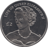 2011 2 POUND LIFE OF QUEEN ELIZABETH ( BU ) - WORLD COINS - Cambridgeshire Coins