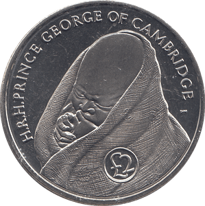 2011 2 POUND PRINCE GEORGE OF CAMBRIDGE ( BU ) - WORLD COINS - Cambridgeshire Coins