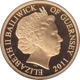 2011 50 PENCE BAILIWICK OF GUERNSEY - 50p BU - Cambridgeshire Coins