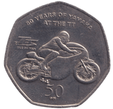 2011 50P YAHAMA TT RACE ISLE OF MAN - WORLD COINS - Cambridgeshire Coins