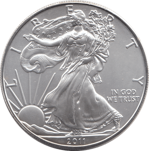 2011 AMERICAN EAGLE SILVER DOLLAR 1 OZ FINE SILVER - WORLD COINS - Cambridgeshire Coins