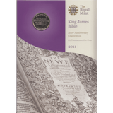 2011 BRILLIANT UNCIRCULATED £2 PRESENTATION PACK KING JAMES BIBLE - £2 BU PACK - Cambridgeshire Coins