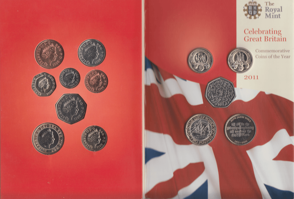 2011 BRILLIANT UNCIRCULATED COIN YEAR SET - Brilliant Uncirculated Year Sets - Cambridgeshire Coins