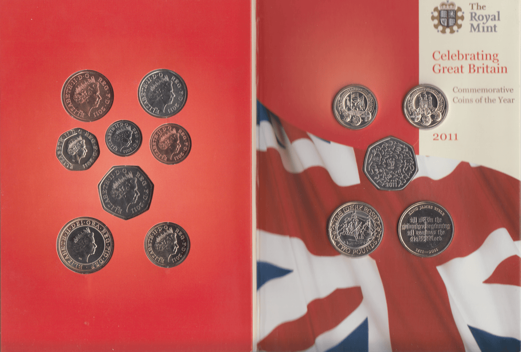 2011 BRILLIANT UNCIRCULATED COIN YEAR SET - Brilliant Uncirculated Year Sets - Cambridgeshire Coins