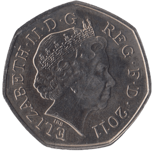 2011 BRILLIANT UNCIRCULATED LONDON OLYMPIC 2012 50p BADMINTON - 50p BU - Cambridgeshire Coins