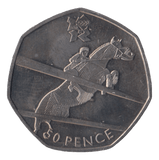 2011 BRILLIANT UNCIRCULATED LONDON OLYMPIC 2012 50p EQUESTRIAN - 50p Olympic BU - Cambridgeshire Coins