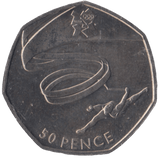 2011 BRILLIANT UNCIRCULATED LONDON OLYMPIC 2012 50p GYMNASTICS - 50p BU - Cambridgeshire Coins