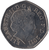 2011 BRILLIANT UNCIRCULATED LONDON OLYMPIC 2012 50p JUDO - 50p BU - Cambridgeshire Coins