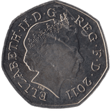 2011 BRILLIANT UNCIRCULATED LONDON OLYMPIC 2012 50p ROWING - 50p BU - Cambridgeshire Coins