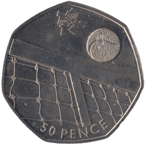 2011 BRILLIANT UNCIRCULATED LONDON OLYMPIC 2012 50p TENNIS - 50p BU - Cambridgeshire Coins