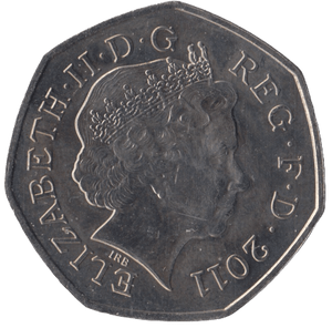 2011 BRILLIANT UNCIRCULATED LONDON OLYMPIC 2012 50p TENNIS - 50p BU - Cambridgeshire Coins