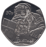 2011 CHRISTMAS 50P FATHER CHRISTMAS ISLE OF MAN ( PROOF ) - 50P CHRISTMAS COINS - Cambridgeshire Coins