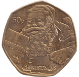2011 CHRISTMAS 50P FATHER CHRISTMAS ISLE OF MAN - 50P REGIONAL ISSUES - Cambridgeshire Coins